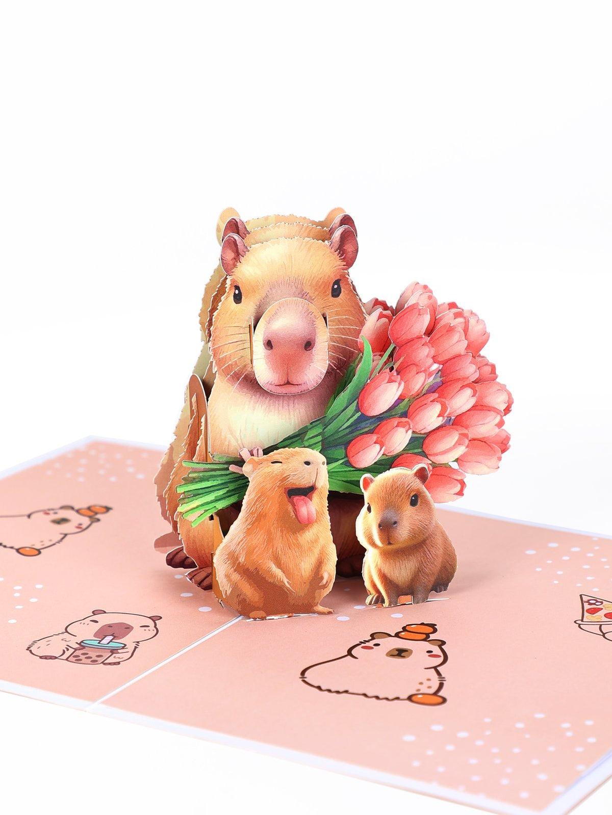 Capybara Greeting Card