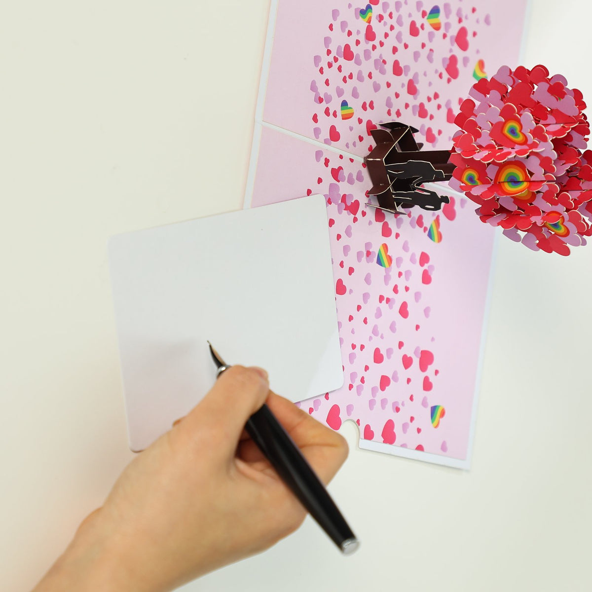 Valentine's Day Two Grooms 3D Pop Up Card