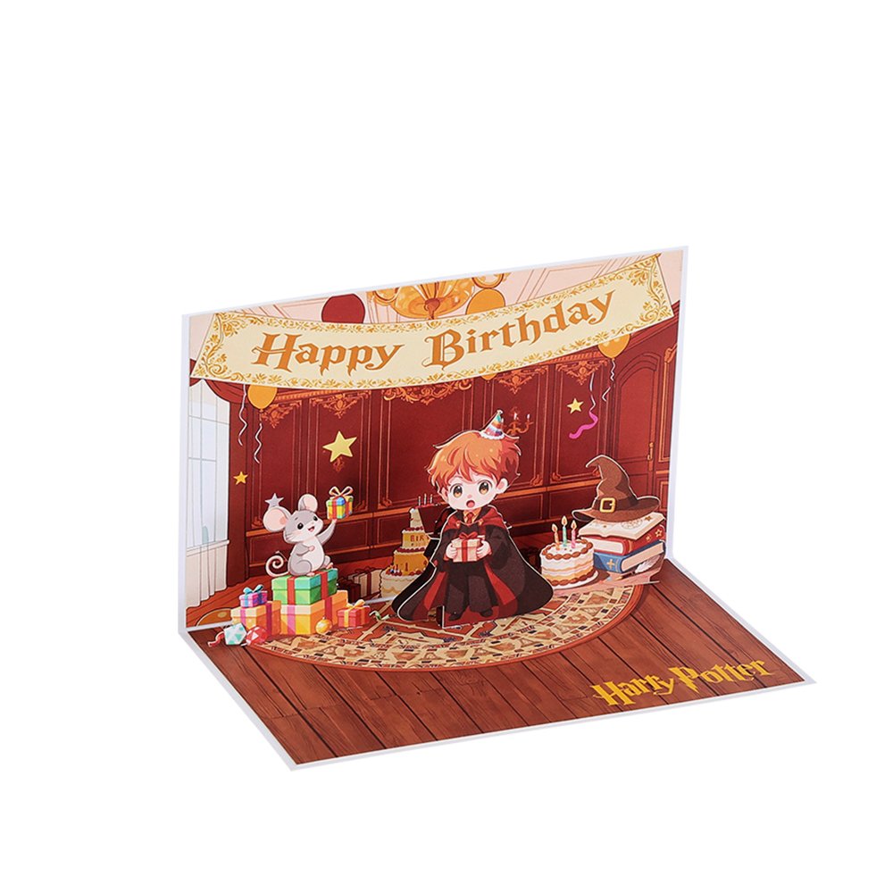 Magic Boy Birthday 3D Pop Up Card