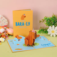 Capybara Greeting Card
