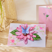 Chrysanthemum Butterfly Greeting Card