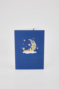 I Love You To The Moon And Back 3D Pop Up Card
