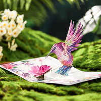 Hummingbird 3D Pop Up Card