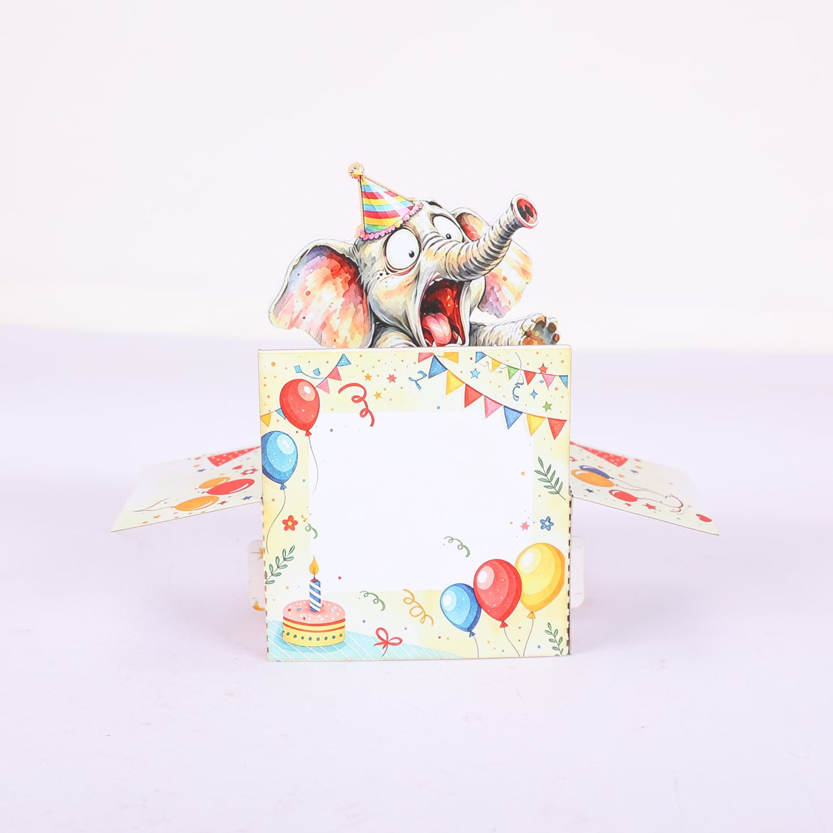 Elephant Birthday Box Card