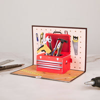 Father's Day Toolbox 3D Pop Up Card