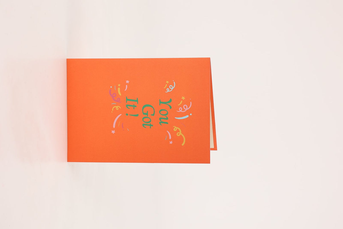 Congratulations Pop Up Card