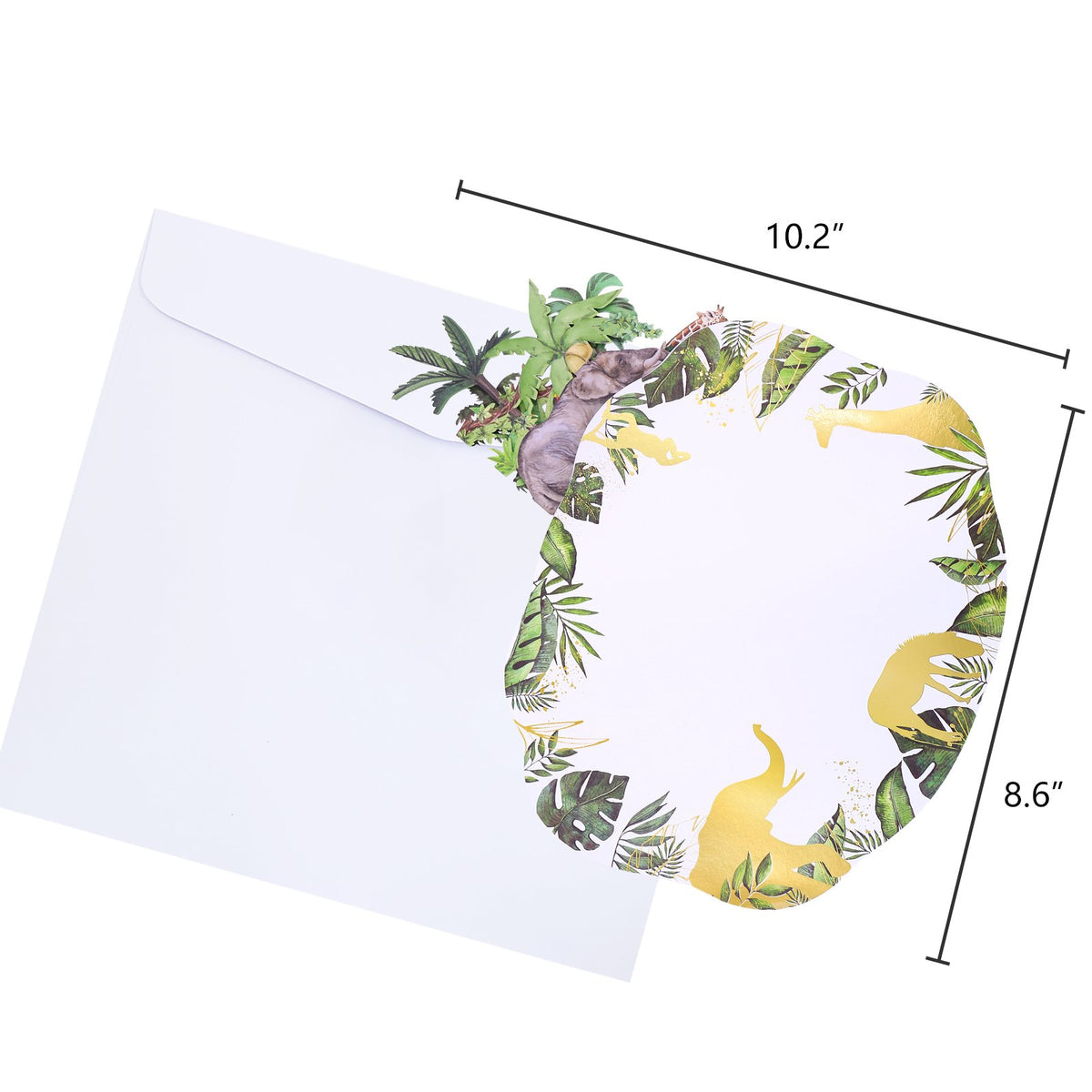 Wild Animals 3D Pop Up Card
