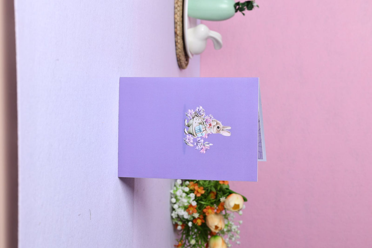 Crescent Moon Lily 3D Pop Up Card
