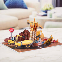 Vehicles 3D Pop Up Card