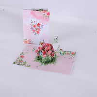 Rose Butterfly Flowering Shrubs Greeting Card