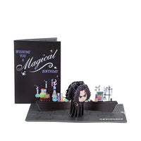 Magic Black Gold Birthday Flip Pop Up Card