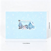 Winter Snowman Greeting Card