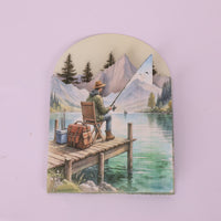 Camping Double Door 3D Pop Up Card