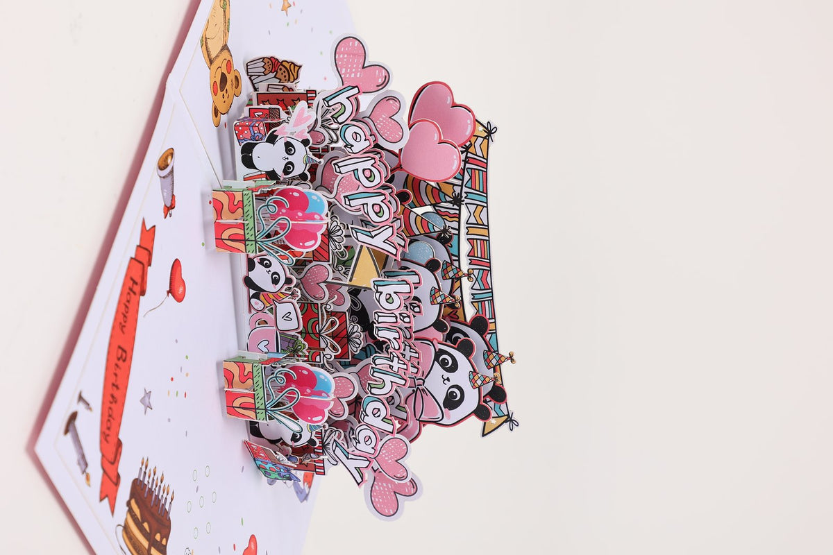 Panda 3D Pop Up Card
