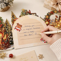 Christmas Scene Double Door 3D Pop Up Card