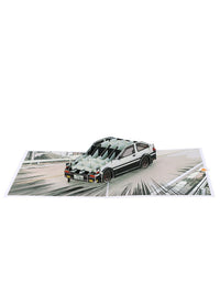 AE86 Sports Car Flip Pop Up Card