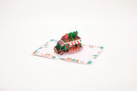 Gingerbread Man Food Truck 3D Pop Up Card