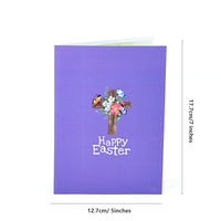 Distributor Wholesale Easter Cross 3D Pop-Up Card With Religious Spring & Butterfly Design