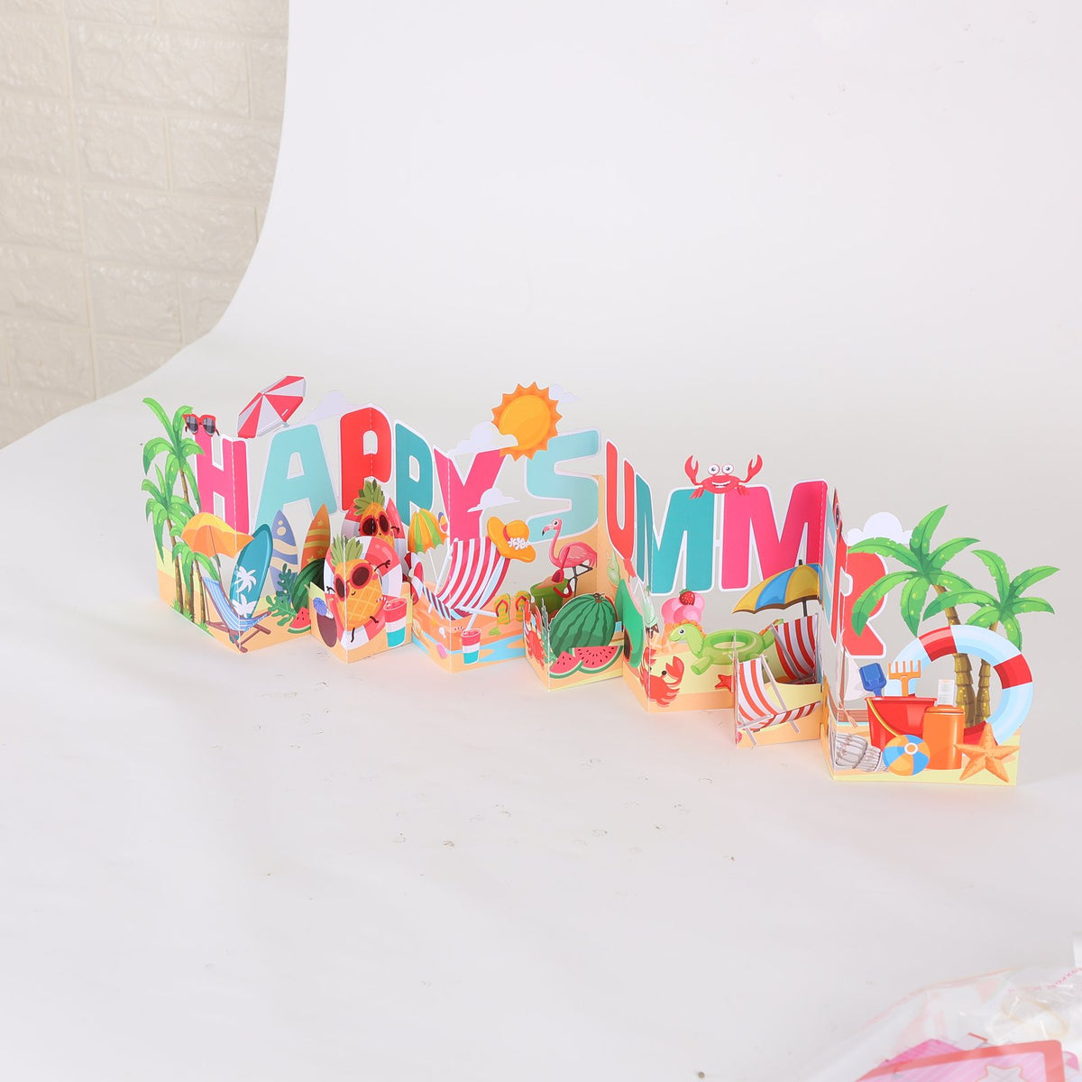 Summer Happy Slim Card