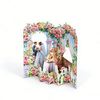 Rose Arch Wedding 3D Pop Up Card