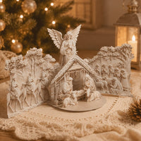 Relief Nativity Greeting Card