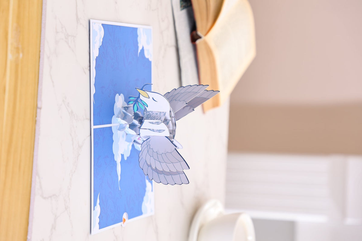 Peace Dove 3D Pop Up Card