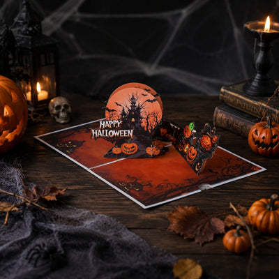 Halloween 180° 3D Pop Up Card