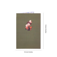 Dark Green Clown Flip Pop Up Card