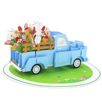 Easter Truck 3D Pop Up Card