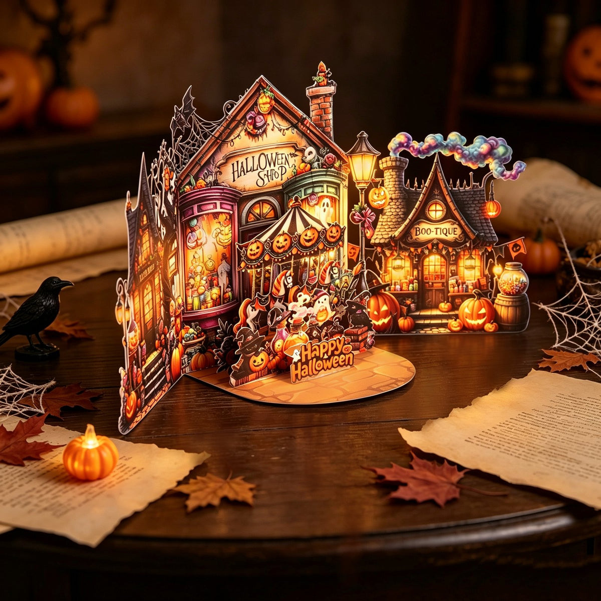Halloween Double Door Card