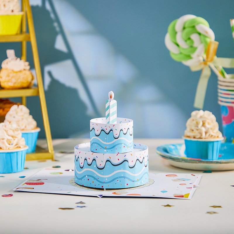 Birthday Cake Pop Up Card