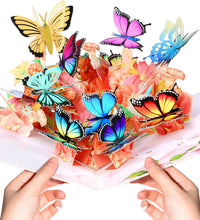 Butterfly Flower Cluster 3D Pop Up Card