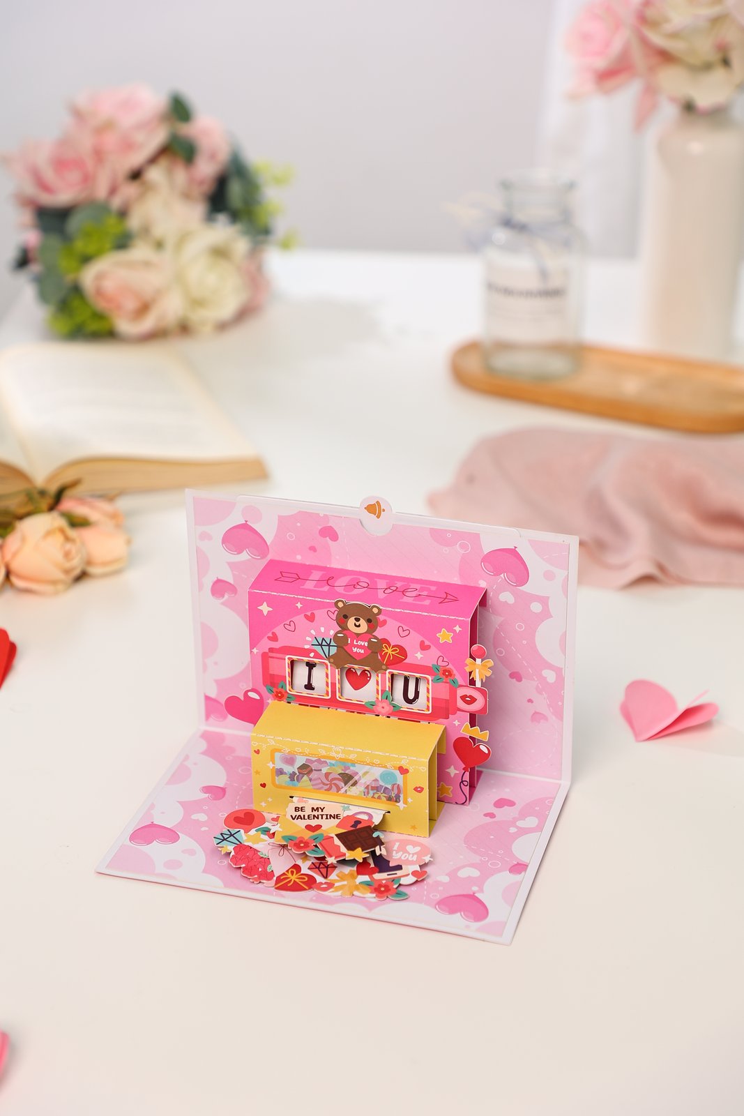 Valentine Game Console Pop Up Card