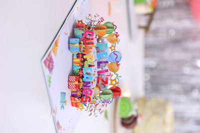 Spain Birthday 3D Pop Up Card