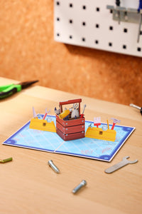 Father's Day Toolbox 3D Pop Up Card
