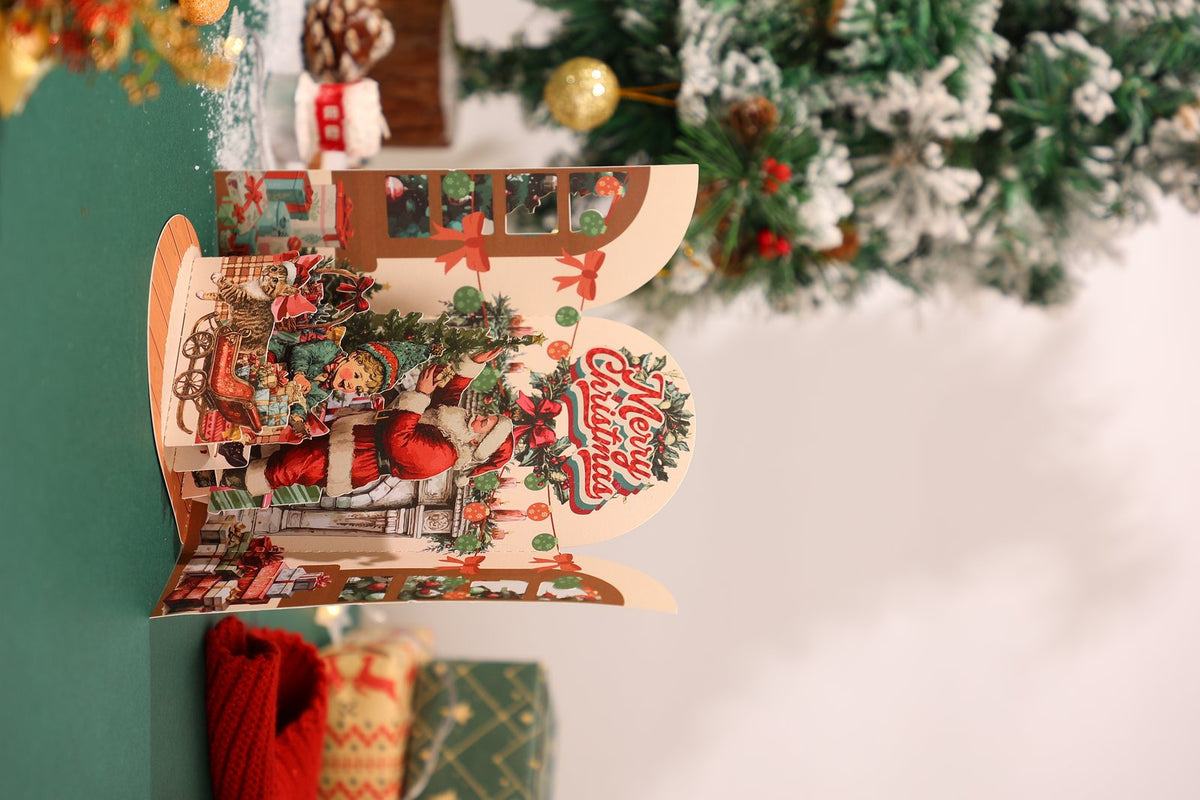 Christmas Tree Gift Arch 3D Pop Up Card