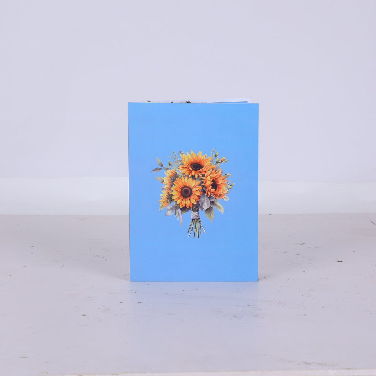 Sunflower Fresh Flowers 3D Pop Up Card