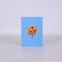 Sunflower Fresh Flowers 3D Pop Up Card
