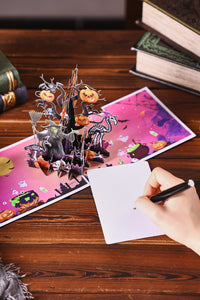 Witch Halloween Greeting Card