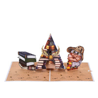 Wizard Hat Flip Pop Up Card