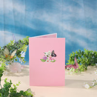 Pink Lily 3D Pop Up Card