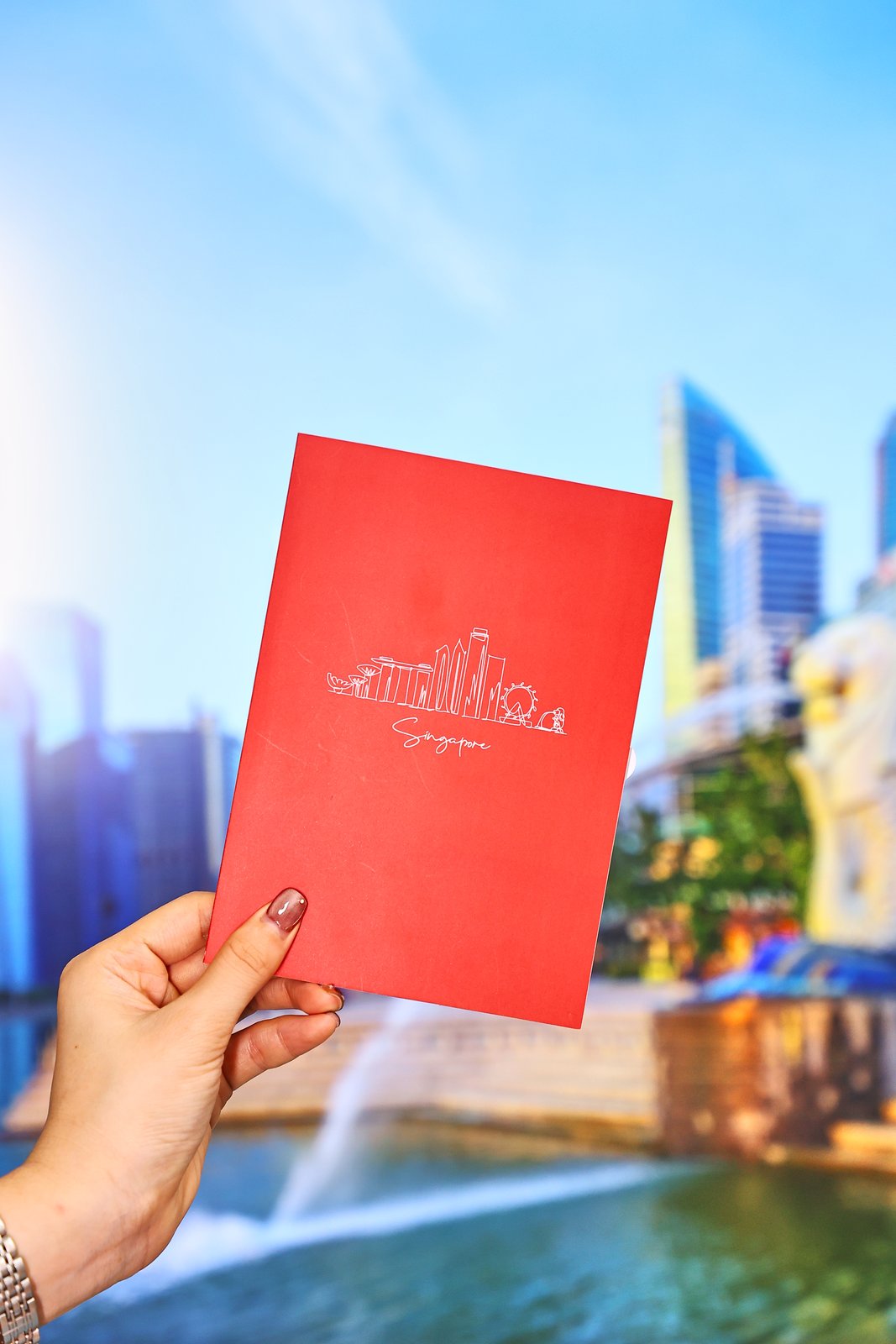 Singapore 3D Pop Up Card