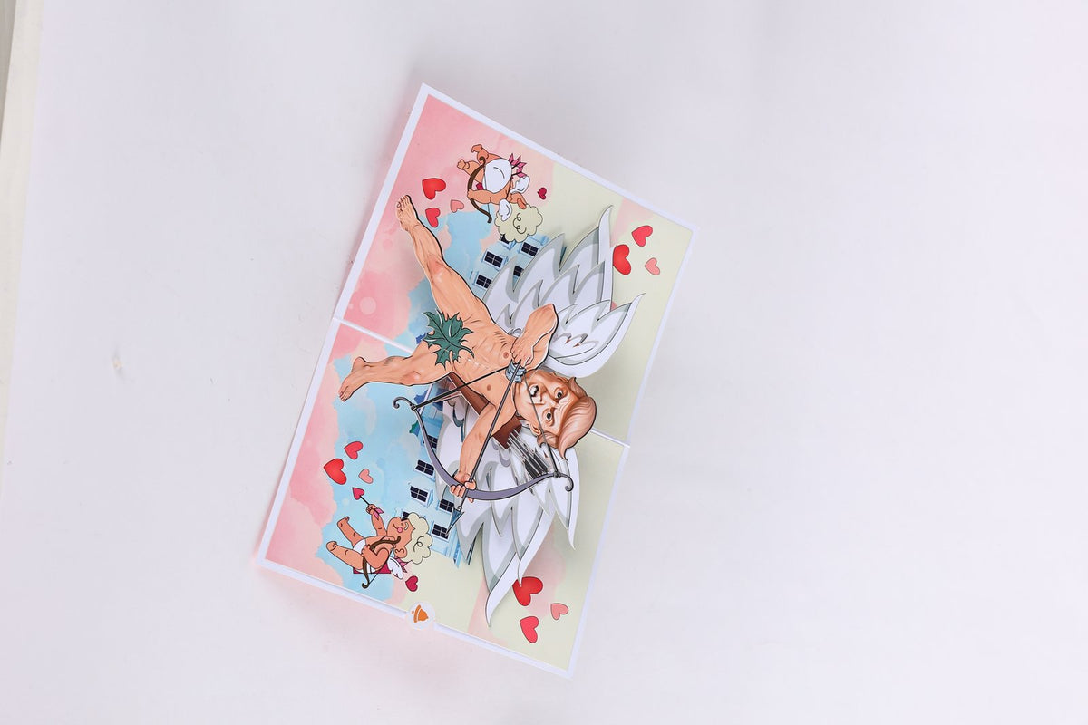 Cupid Wings Greeting Card