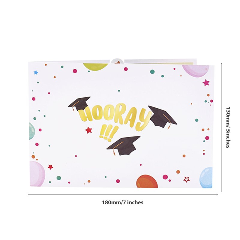 Graduation Balloon 3D Pop Up Card