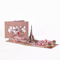 Paris Eiffel Tower 3D Pop Up Card