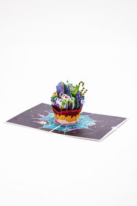 Halloween Tombstone Cupcake Pop Up Card