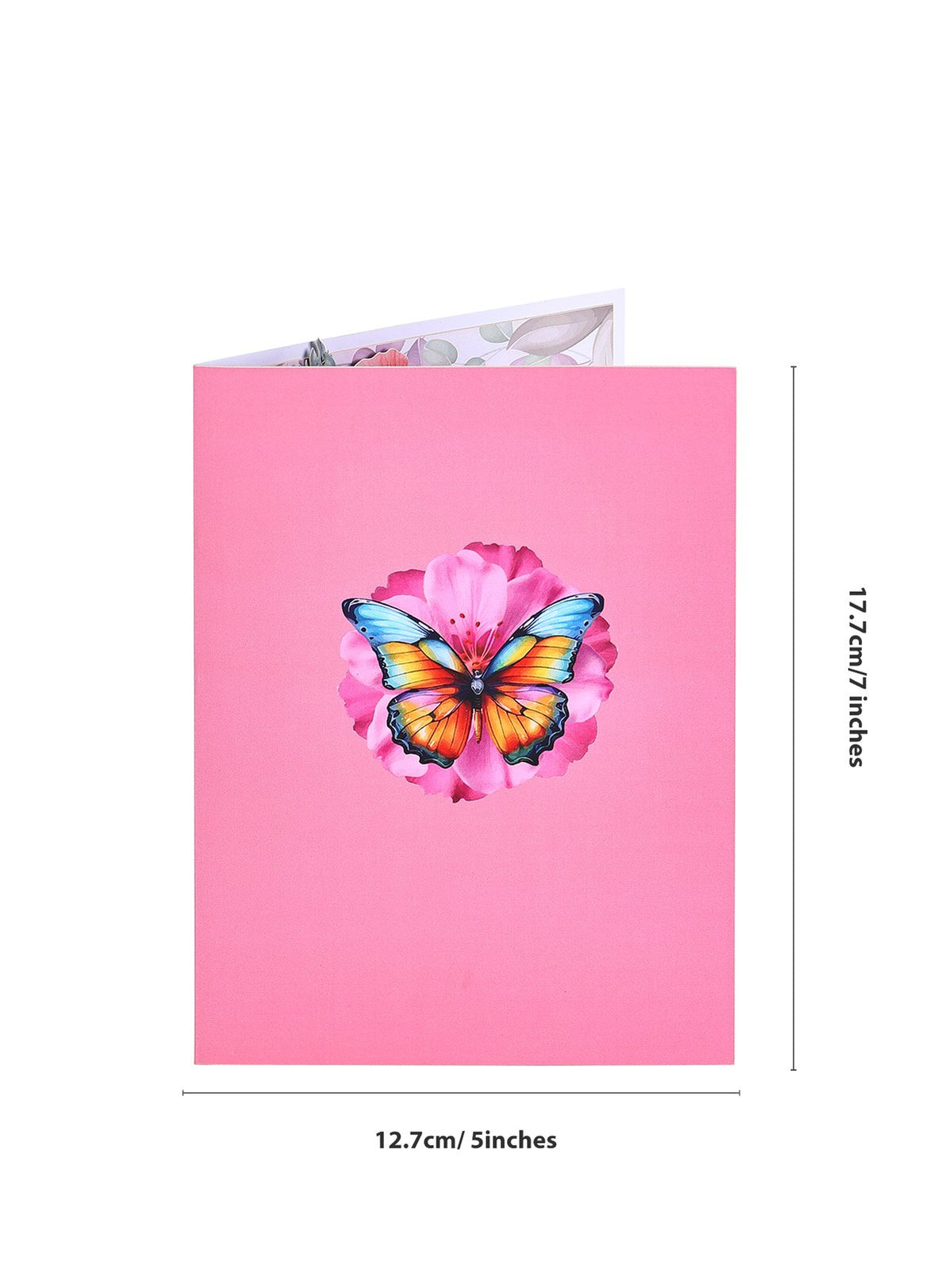 Hibiscus Butterfly Greeting Card