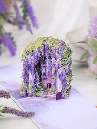 Wisteria Window Greeting Card