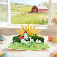 Easter Lamb Flip Pop Up Card