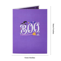 Crescent Moon Witch 3D Pop Up Card